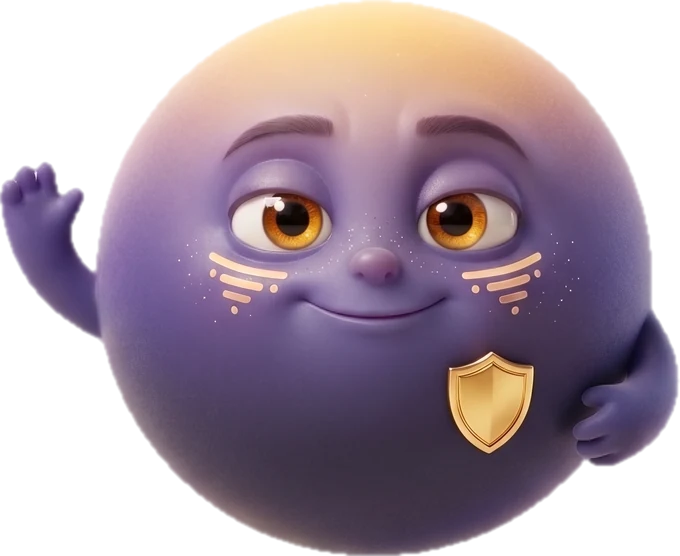 De bewaker-orb met een gouden schild, die over de anderen waakt.